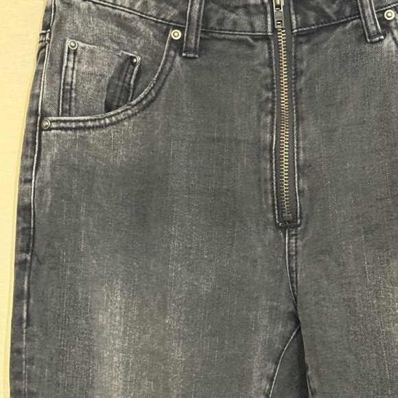 B-211 One X One Teaspoon Black Distressed High Waist Skinny Jeans Size 28 - Picture 5 of 15